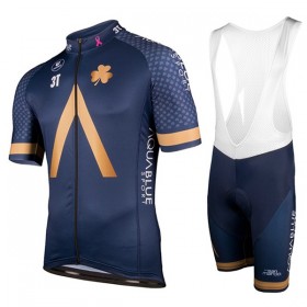 Tenue Cycliste et Cuissard à Bretelles Femme 2018 Aqua Blue Sport  N001